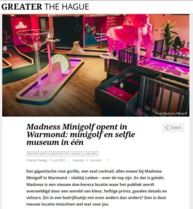 Madness Minigolf 2023 - Margarita Machine